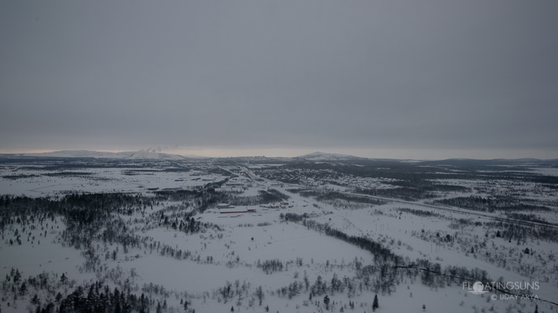 Approaching Kiruna, nothern Sweden Approaching Kiruna, nothern Sweden